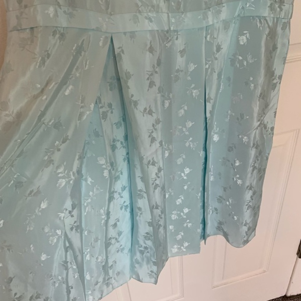 Vintage 50’s 60’s Neiman Marcus Blue Dress Dropped waist  Getsby Old Hollywood - Picture 9 of 12
